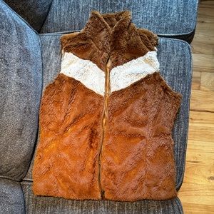 Patagonia faux fur vest
